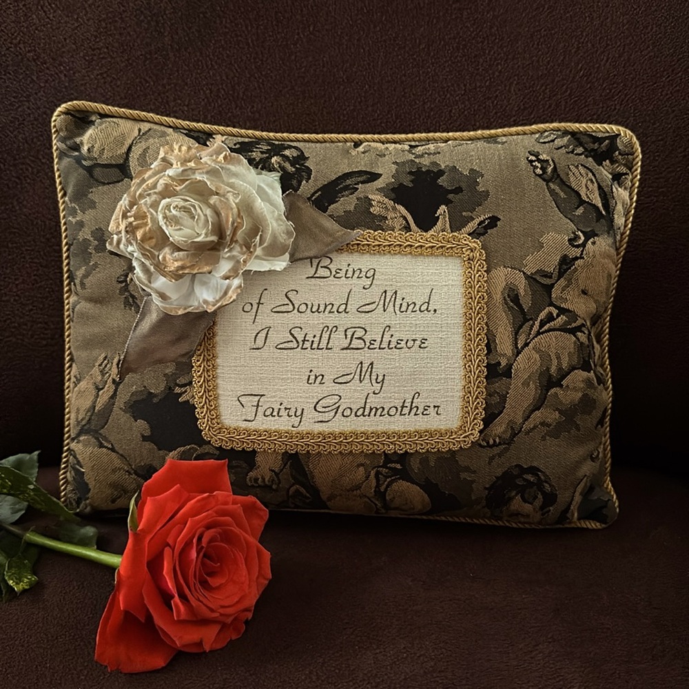 Magical boudoir throw pillow!